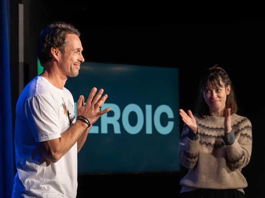 A live Heroic coaching session on stage